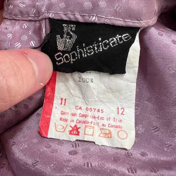 Vintage Polka Dot Belted Midi Dress Mock Neck Preppy Secretary Mid Century MCM - Picture 6 of 8